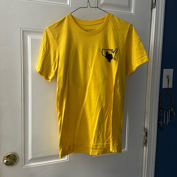 Tx / Houston yellow tee - Picture 1 of 2